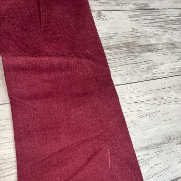 Rag & bone Burgundy Skinny Jeans Size 27 - Picture 7 of 8